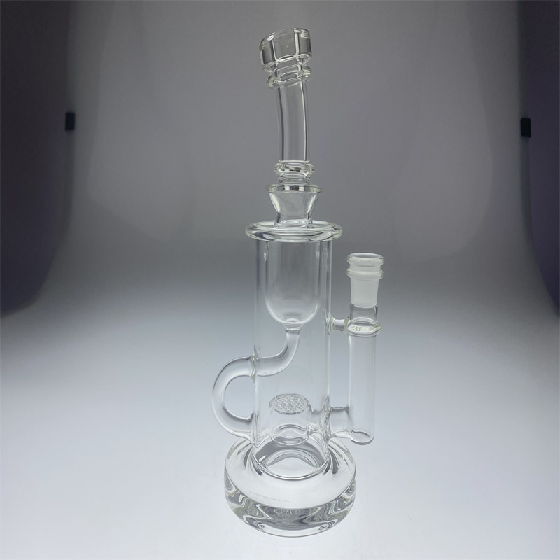 Glass hookah recycle cup bong 14mm joint new design high quanlity