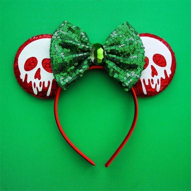 Hair Accessories Halloween Mouse Ears Headband Girls Festival Sequins Bow For Women Party Cosplay band Gift Kids Adult 220928