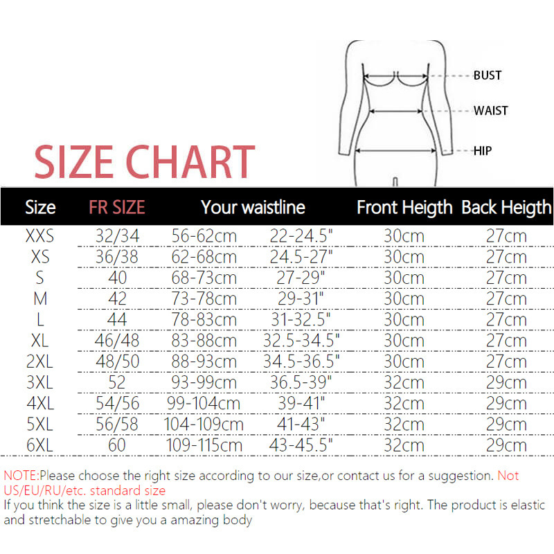 Women's Shapers Women -LaTex Train Trainer Body Shaper Gorsets z zamkiem błyskawicznym Cincher Top Pasek odchudzki Czarne kształty Shapewear Plus Size 220928