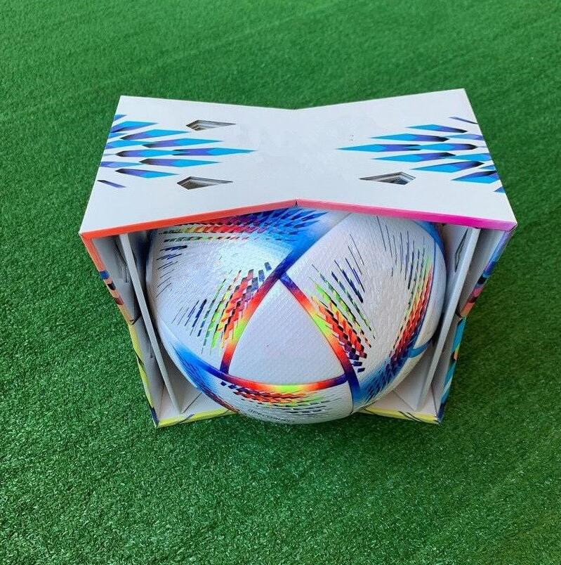 2022 New World Top Soccer Ball Size 5 Cup NICE MATCH MATCH FOURBOING Ship the Balls بدون AIR ADD BOX