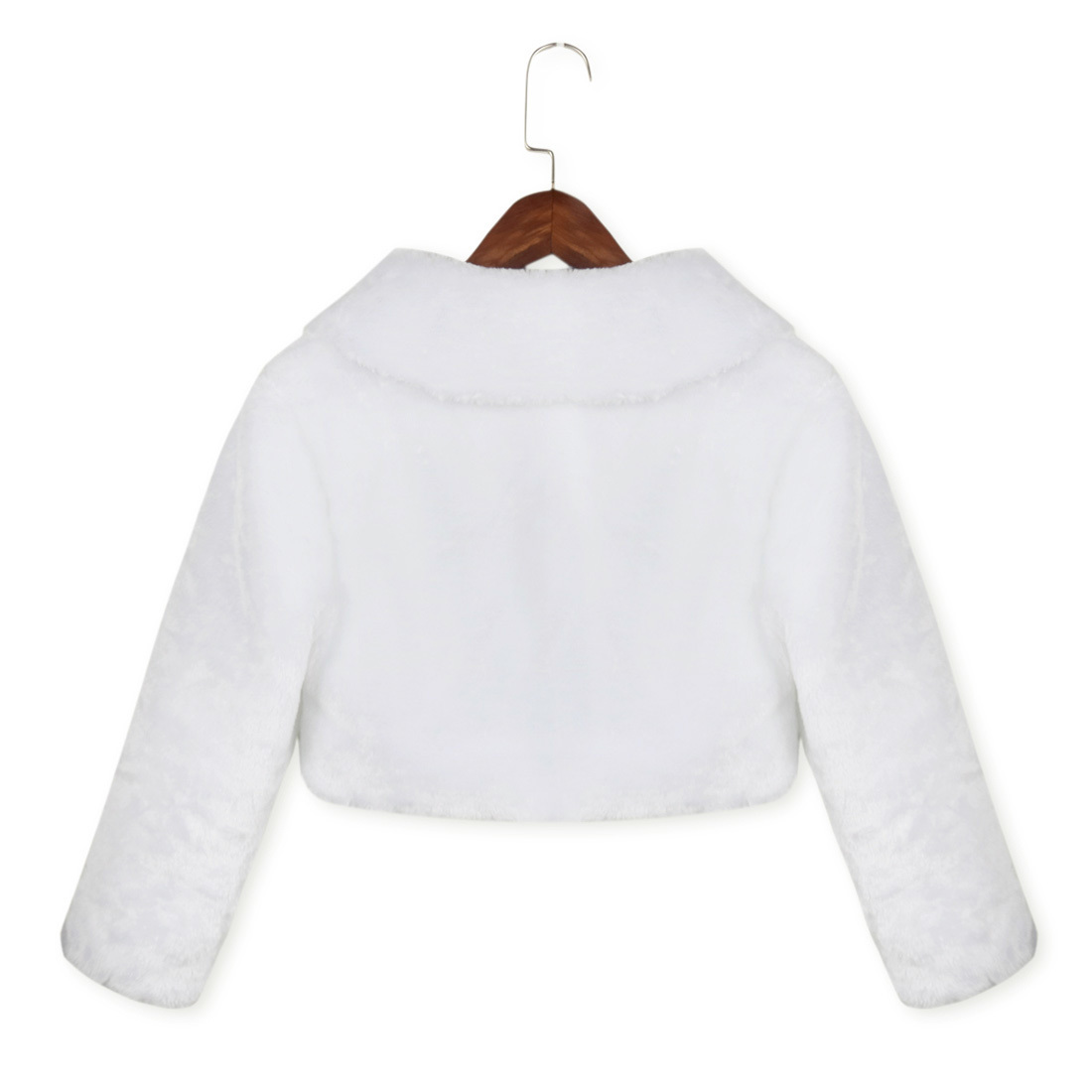 Jackets Winter Girls Cute Princess White Bolero Jacket Kids Wedding Shawl -feest PLUSH CADE DOOP BOOK BLOEM JURK FAUX FUR WAPS 220928