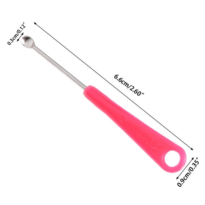 Favor de festas Earpick colher ferramenta limpa Ear cera Cureta Removedor de saúde Presente colorido cor aleatória