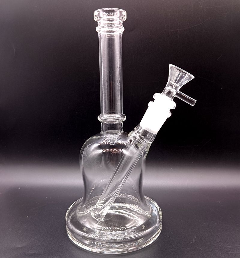 8 inch Clear Glass Water Bong Hookahs Oil Dab Rigs Smoking Pipes Shisha with Accessories