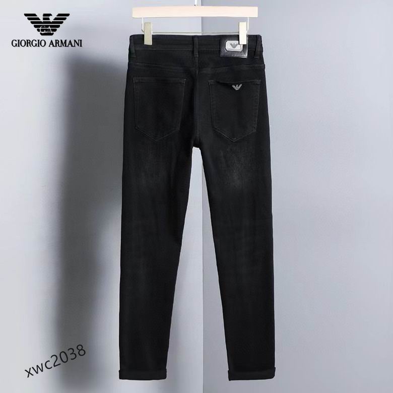 Realfine Jeans 5A bomull Jeansbyxor med normal passform för män storlek 29-38 2022.9.27