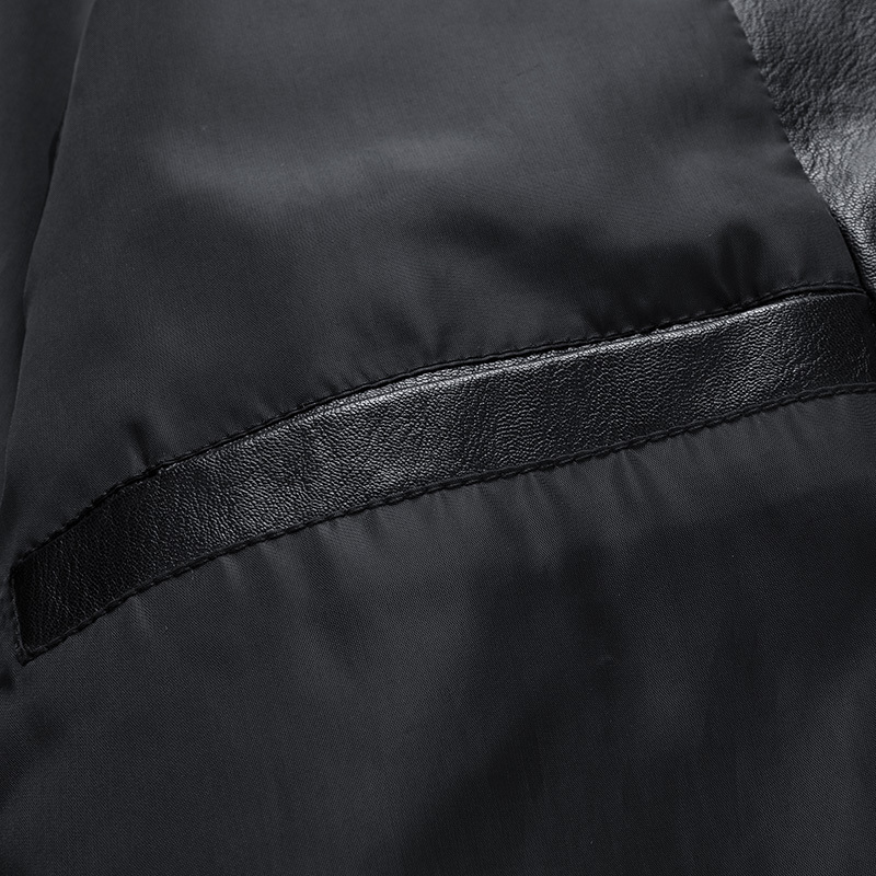 Veste d'automne et d'hiver en similicuir pour hommes Blazer de jeunesse sauvage PU coréen Slim Zipper Streetwear 8XL 220927