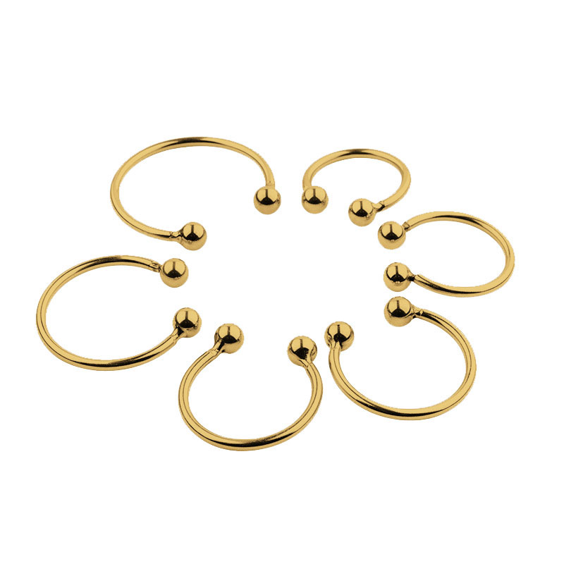 Massage Items Male Chasity Stainless Steel Penis Ring 6 Sizes Gold Silver Cock Rings Sexy Toys for Men Male Masturbate Men039s 7933520