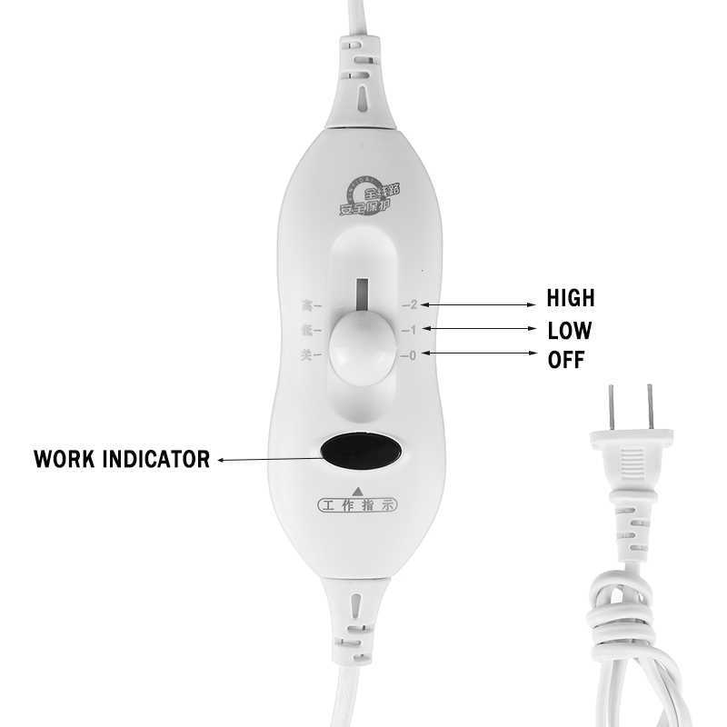 Manta eléctrica doble VV xcm termostato de cama caliente colchón suave calefacción calentador calentador alfombra Y2209