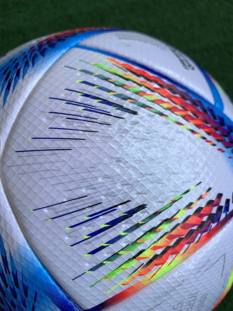New World 2022 Cup voetbal Maat 5 hoogwaardige mooie match voetbal Verzend de ballen zonder luchtkast