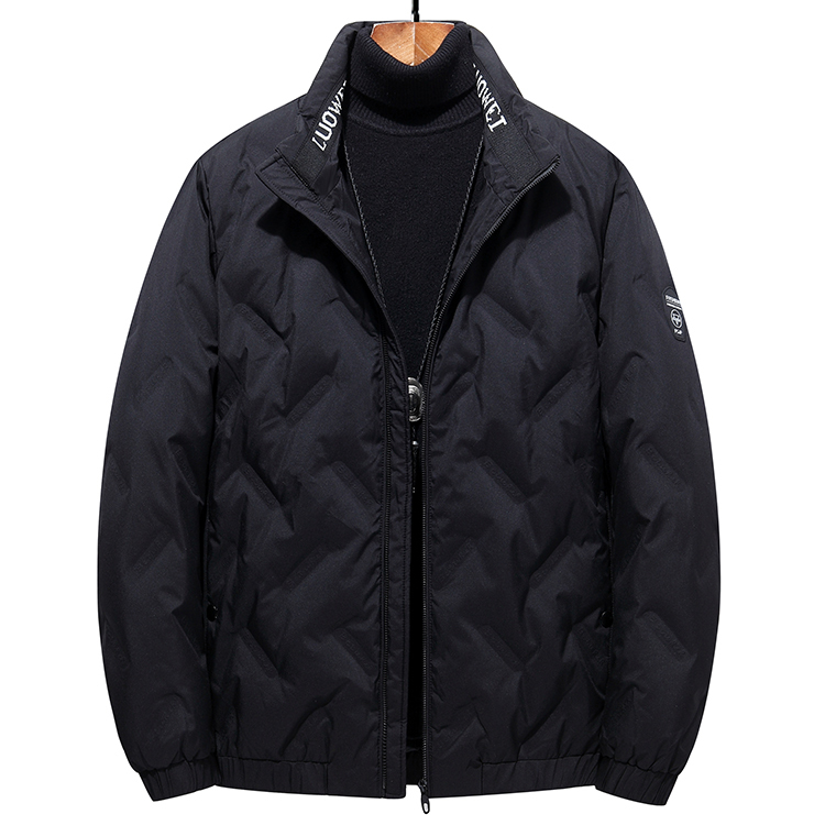 Mens Down Parkas Winter Jacket 캐주얼 한 단색 흰색 오리 충전 코트 바람 방풍 두꺼운 따뜻한 방수 직물 외부웨어 220928