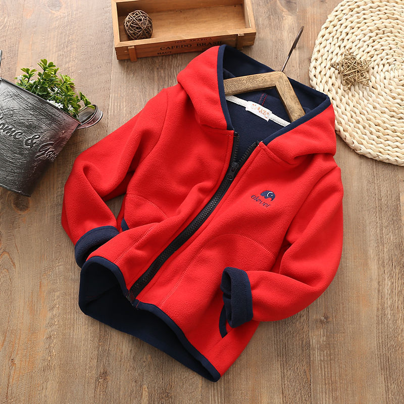 Jackets Kids Girls Coats Autumn Winter Soft Polar Fleece Hoodies Boys Coat Warm Children Outparty Teenagers 7 8 9 10 jaar 220928