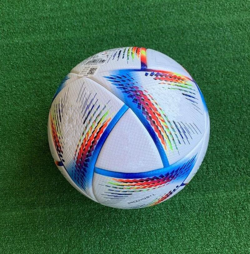 New World 2022 Cup Soccer Ball Größe 5 Hochgrade Schöne Match -Fußballschiff Die Bälle ohne Air1248733