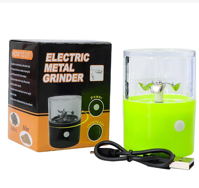 Broyeur de fumée électrique, accessoires pour fumer, broyeur en plastique rechargeable par USB, broyeur d'herbes