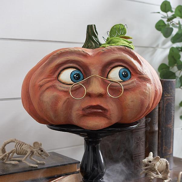 Decorazione feste Halloween Pumpkin Outdoor Ghost Ghost Luogo Head Garden Decor Statue 2209279188667