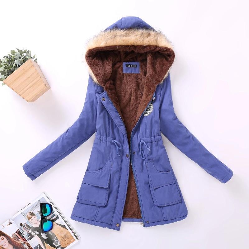 Womens Down Parkas Women Winter Military Coats Cotton Wadded Hooded Jacket Casual Parka tjocklek varm XXXL -storlek Quilt Snow Outwear 220929