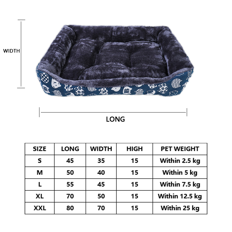 kennels pens Pet Dog Bed Sofa Mats Products Coussin Chien Animals Accessories Dogs Basket Supplies For Large Medium Small House Cat 220929