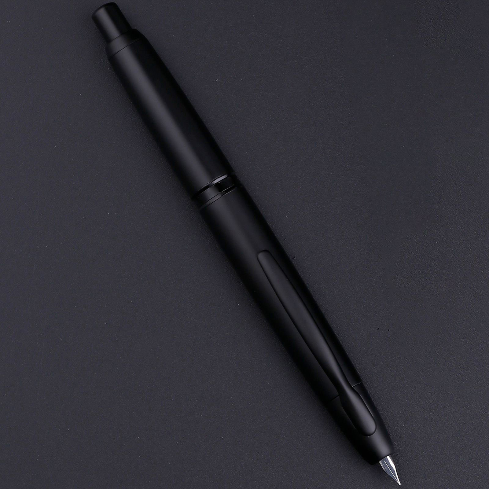 نافورة أقلام Majohn A1 اضغط على الحبر المعدني ذي السحب 0.4 مم مع محول لكتابة الهدايا الأقلام الأسود 220928