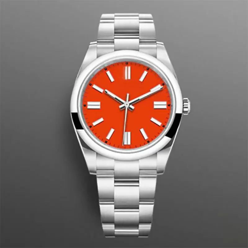 자동 기계식 이동 디자이너 시계 시계 36mm 41mm 풀 스테인리스 스틸 904L 수명 방수 Montre De Luxe Business Wristwatch 캐주얼 브레이슬릿