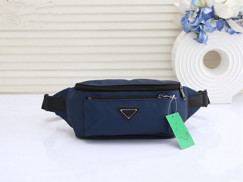 Moda Re Nylon Saffianos Triangolo unisex Marsupio Designer di lusso Borse a tracolla Borsa da donna Borsa a tracolla da uomo in pelle211K