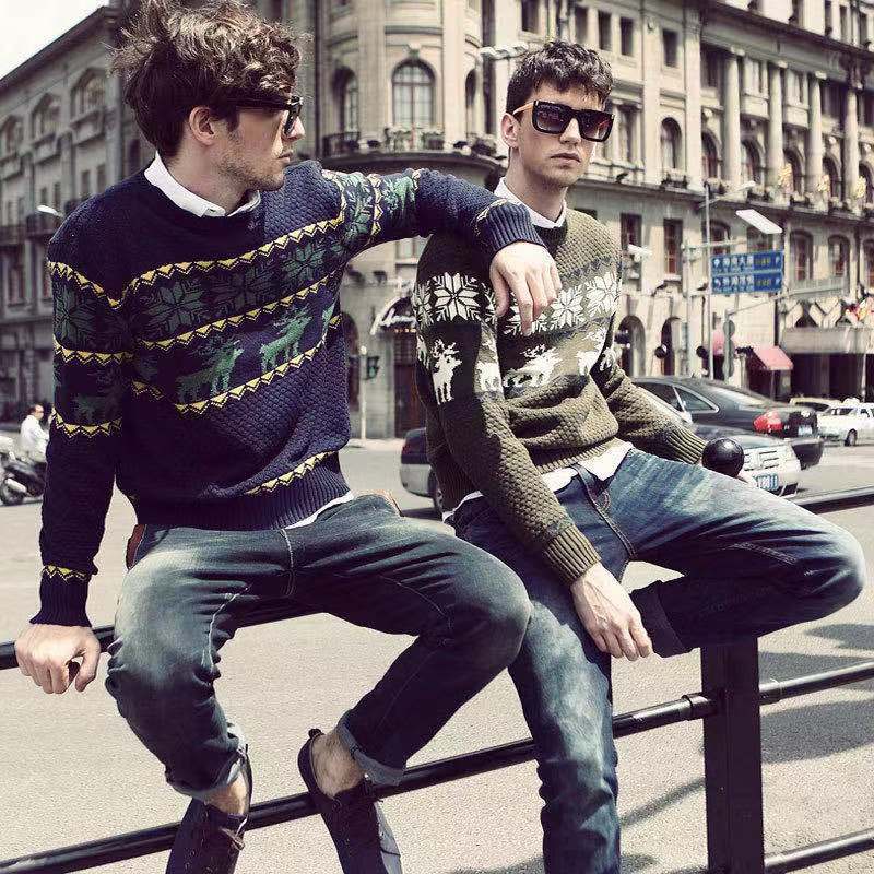 Mens Sweaters Kore Moda Sonbahar Erkekler Sıradan Vintage Stil Sweater Yün Yavurucu Kış Men Erkekler Sıcak Pamuk Küleyleri Sweaters 220929