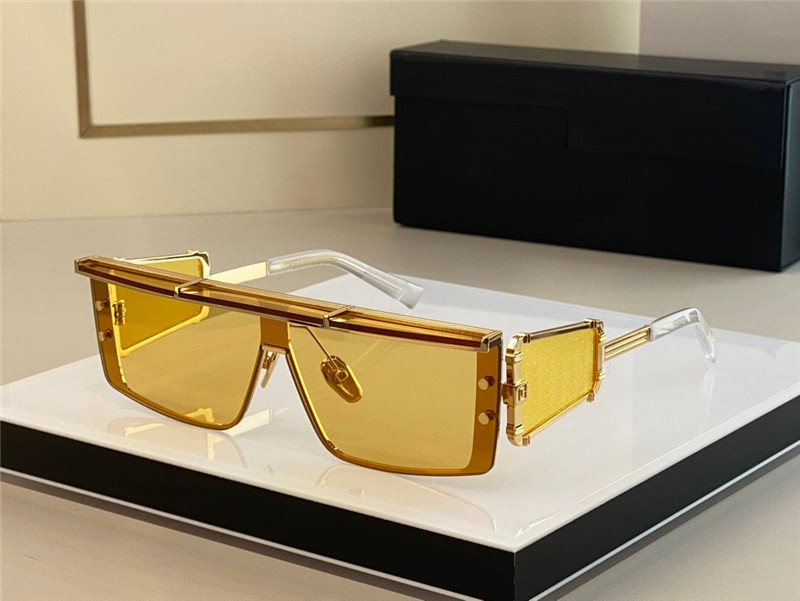 Nowy projekt mody męskie okulary przeciwsłoneczne BPS-127D kwadratowe oprawki wykwintne wykonanie hojny i popularny styl wysokiej klasy okulary ochronne na zewnątrz uv400