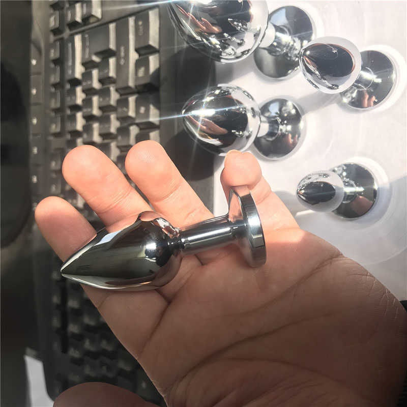 Güzellik Ürünleri Metal Anal Fiş 5 Boyut Stimülasyon Masajı Seksi Oyuncak Erkek/Kadın Buttplug G Spot Eşcinsel Mastürbatör Dilatör