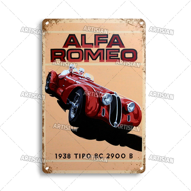 Licença de carro Pintura de metal Metal Vintage Metal Tin Sign Home Bar Studio Decoração de parede Placa de placa de garagem raspada