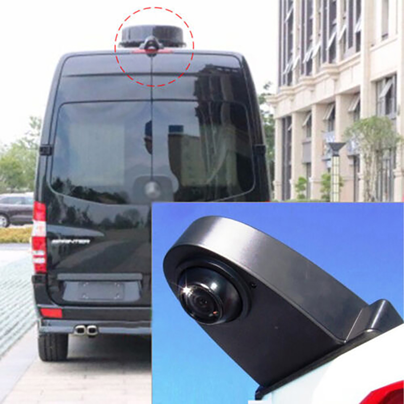 12V auto achteraanzicht camera geschikt voor Mercedes Benz Sprinter remlicht nachtzicht zichtbaar