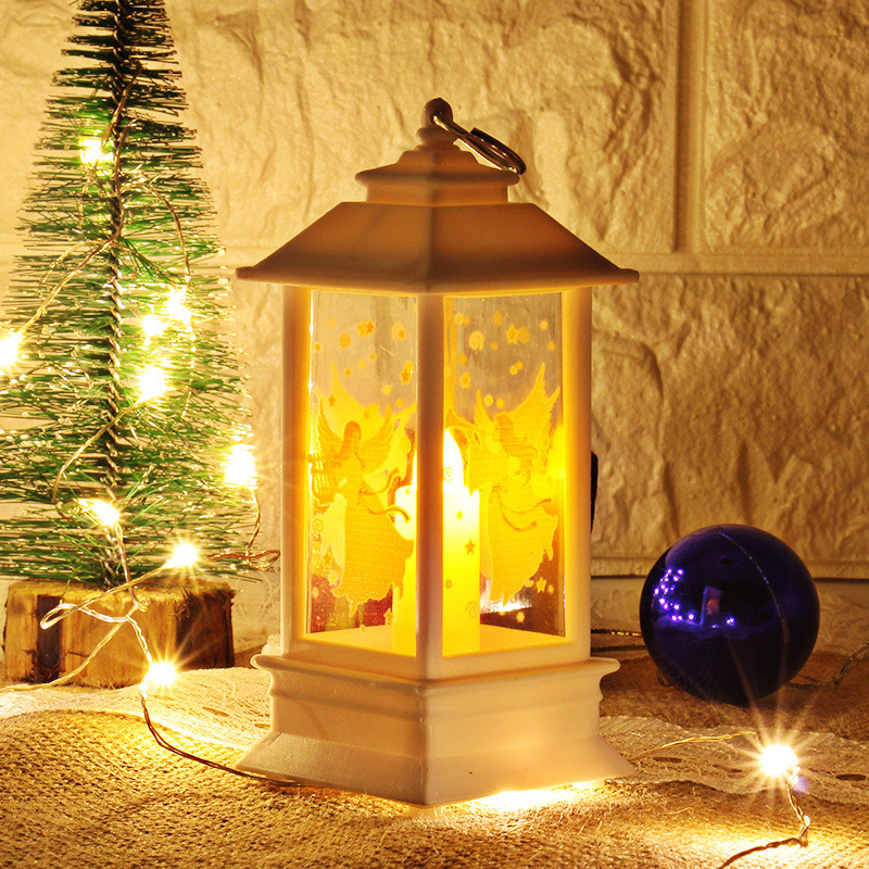 Rave speelgoed 2023 Nieuwjaar Geschenken Kerst Lantaarn Licht Merry Christmas Decorations For Home Navidad Ornamenten Kerstmis Decor