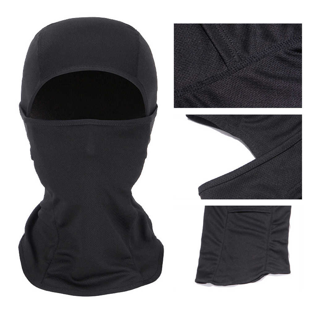 Toucas de Ciclismo Máscaras Ciclismo Ao Ar Livre Balaclava Máscara Facial Máscara de Esqui de Bicicleta Máscara de Esqui Pano Lavável Capa Esportiva Tático Militar Mascarillas T220928