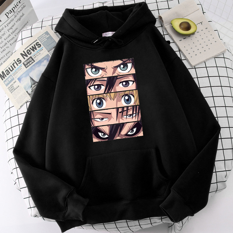 Męskie bluzy bluzy Atak na tytan unisex męski druk shingeki no kyojin anime ubrania luźne swobodne streetwears link estetyczne koreańskie 220929