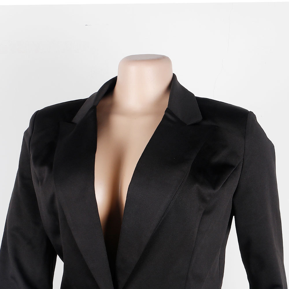 Ensemble deux pièces pour femmes, pantalon, Blazer, tenue 2 pièces, veste à revers, short taille haute, costumes de travail et d'affaires