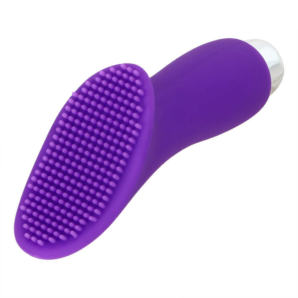 Itens de beleza IKOKY Vibrador de dedo espinho Haste AV Estimulador de clitóris vaginal Escova de massagem para ponto G Brinquedos sensuais para mulheres