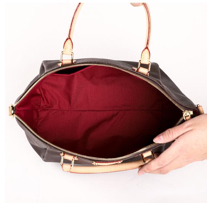 7A من الجلد الأصلي من النساء حمل حقيبة الرسول الكلاسيكية المصممين المصممين الأزياء