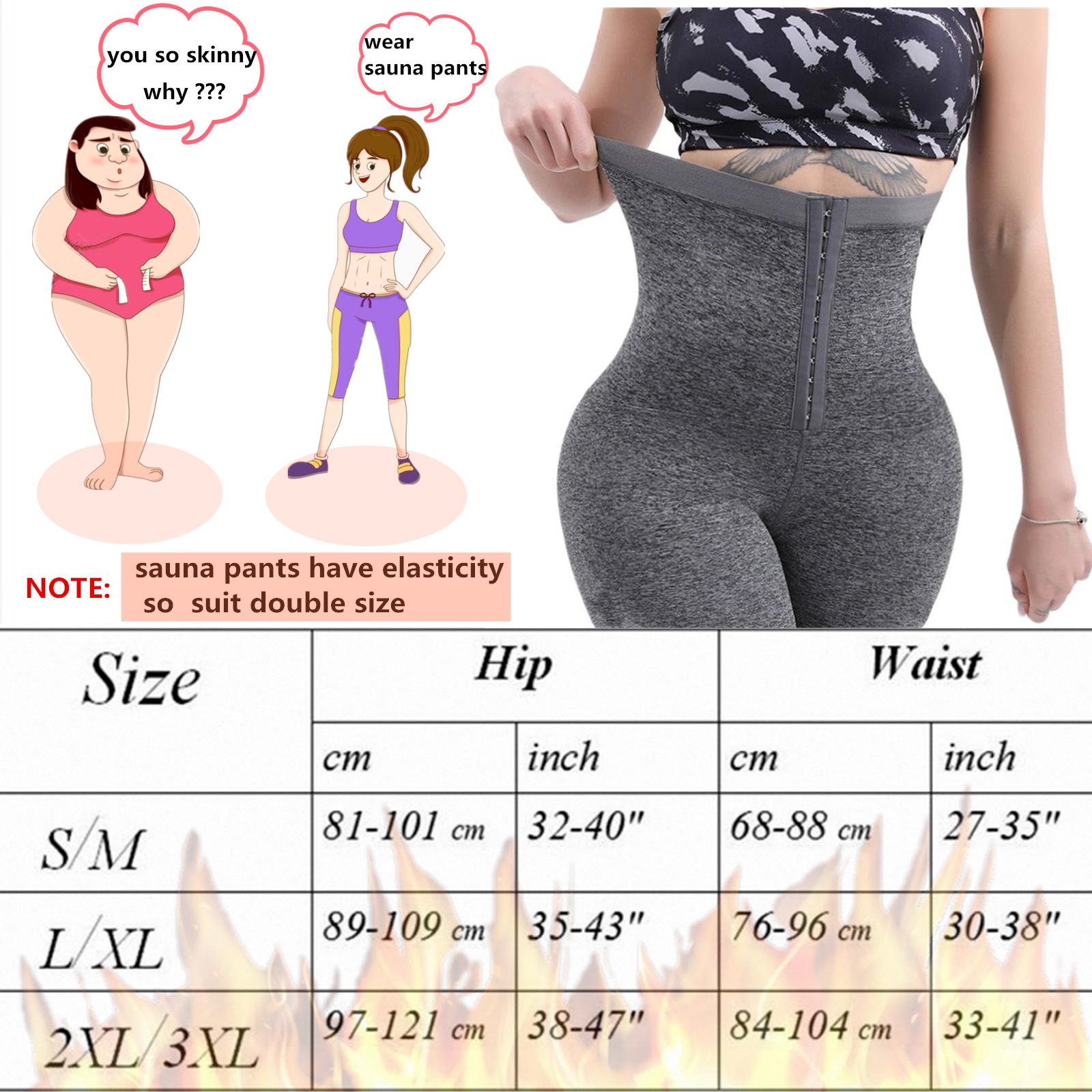 Womens Shapers Women Body Shaper Sauna Slimming Pants Thermo High Waist Fat Burning Sweat Capris Workout Shapers for Weight Loss 220929