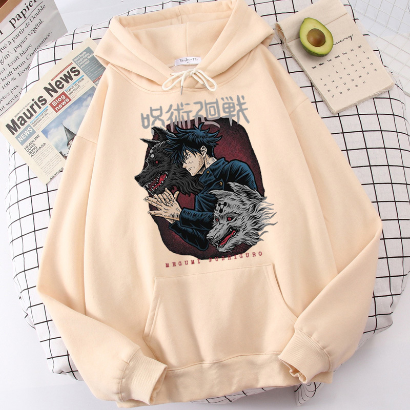 Sweats à capuche pour hommes Sweats à capuche japonais Anime Jujutsu Kaisen Yuji Itadori Cartoon Tops Kawaii Gojo Satoru Graphic Streetwear 220929