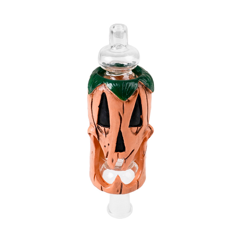 Collettore di Nector stile cartone animato Pipa da fumo Mini narghilè Bong di vetro Collettori di Nector Kit NC Olio Dab Rigs con chiodi in titanio Scatola al dettaglio