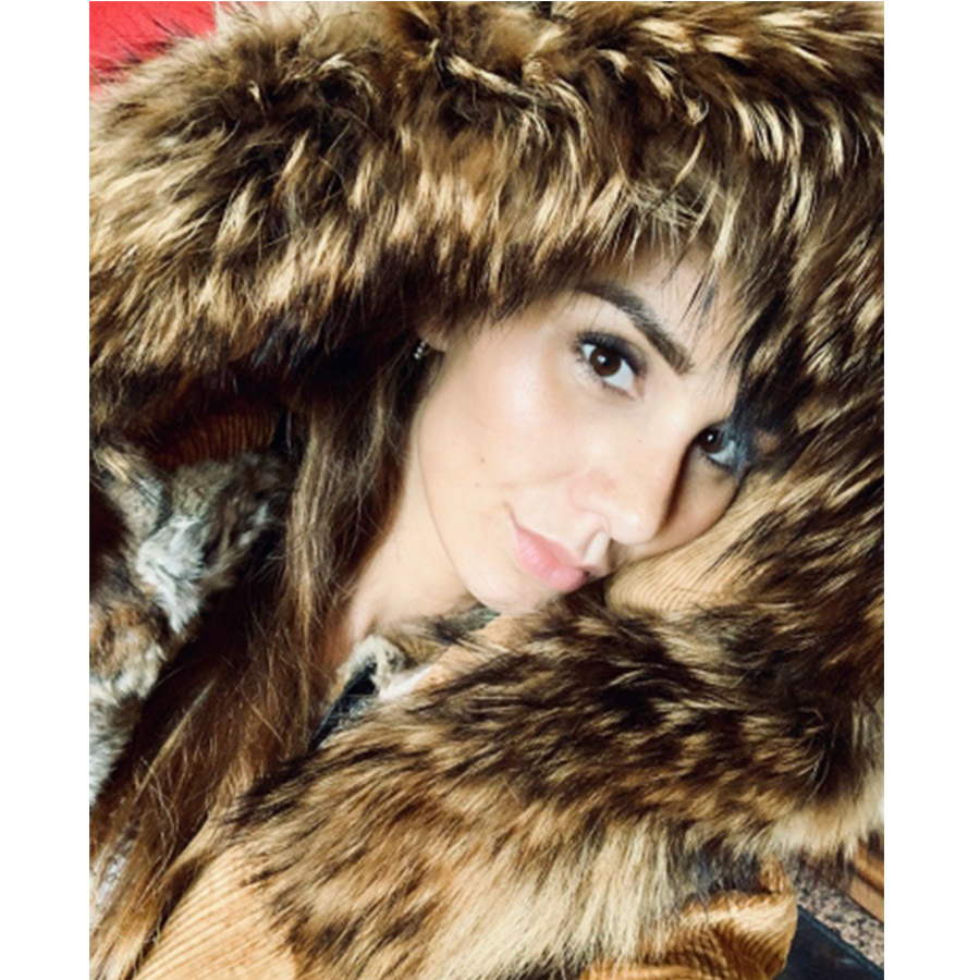 Women Fur Faux Maookong Winter Parkha z naturalną kurtką kobiet płaszcz Corduroy prawdziwy kołnierz szop szopa ciepłe, długie ubranie 220929