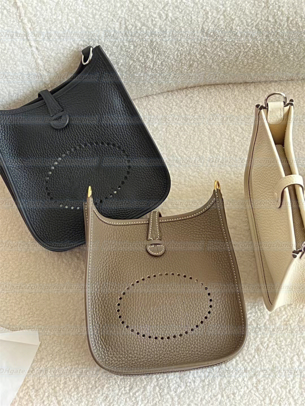 Högkvalitativt läder Axelväskor handväskor läder handväskor Lyxig design plånbok dam handväska Tote Shoulders plånböcker