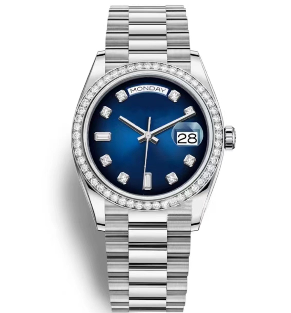 Fashion Classic Weekly Mechanical Watch 2813 Speciale beweging Automatische wikkelingdiameter 36 mm Sapphire Waterdichte neutrale diamant 5617226