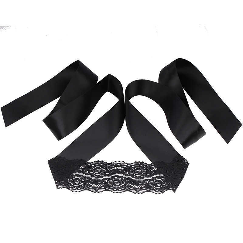 Itens de beleza Sexy Lace Bondage Kit Set Role Play y Venda Algema Mamilo Adesivo Flerte Brinquedos Acessórios Eróticos Suprimentos para Jogos Adultos