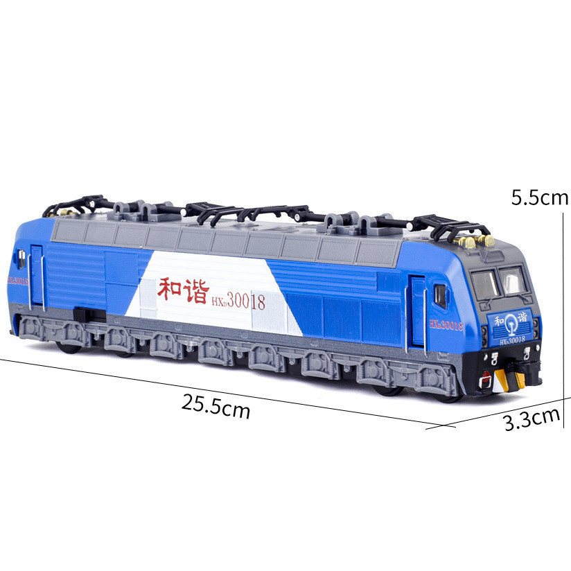 Diecast Model Car 1 87 Alley Pull Back Train Modello Treno Hexie Modello Elettrico di alta qualità Simulazione Metal Simulazione e Luce 220930 220930 220930