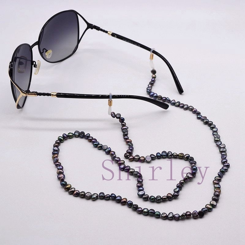 Eyeglasses chains Pearl Glasses Chains Natural Freshwater Pearls Creative Small Sunglasses Accessories Mom Gifts 220929