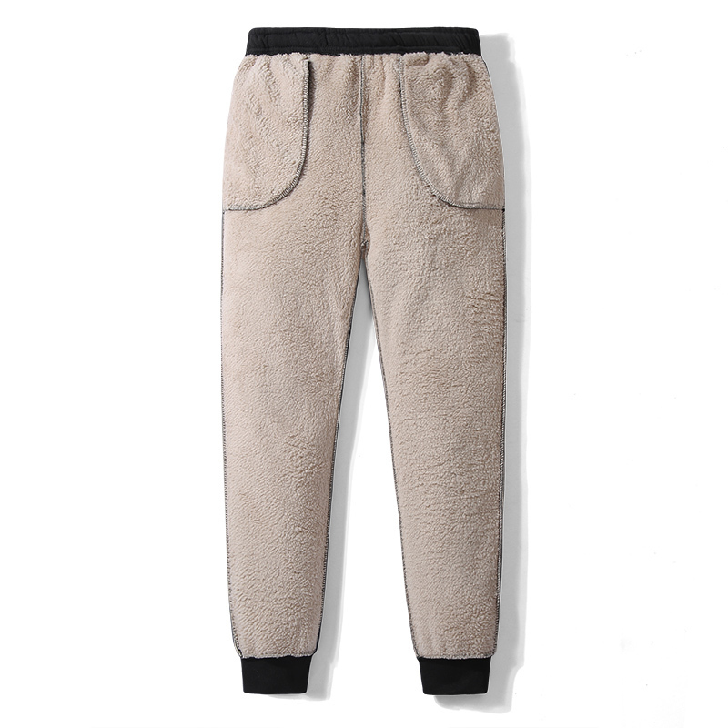 Мужские брюки, утепленные спортивные штаны, зимние плюс бархатные брюки с подкладкой, тонкие, теплые, однотонные, трендовые спортивные брюки большого размера, M-5XL ZA306 220930