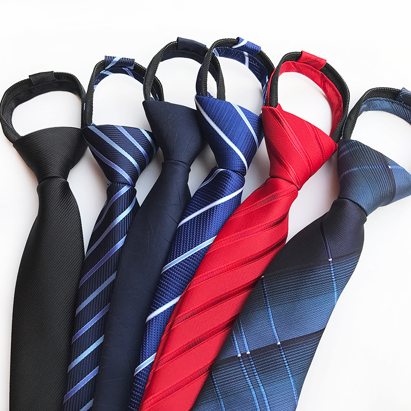 Exsafa Business Tie Zipper Craft Arrow Type Polyester garnlängd 50 cm bredd 8 cm Support OEM ODM