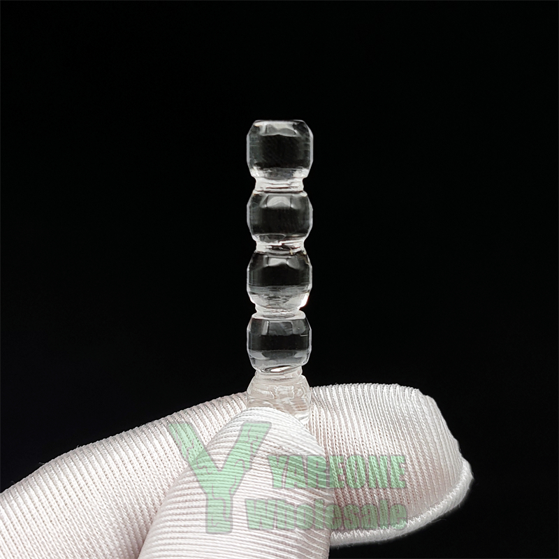 Terp Pillar Clear Quartz Inserts Smoking 6 Beads Stacked & Welded Together Terp Pills for Slurper Banger Nails on Glass Water Bong Dab Rigs YAREONE Wholesale