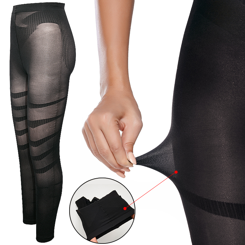 Waist Tummy Shaper Leg Slimming Body Anti Cellulite Compression Leggings High Control Panties Thigh Sculpting Slimmer Shapewear 220929