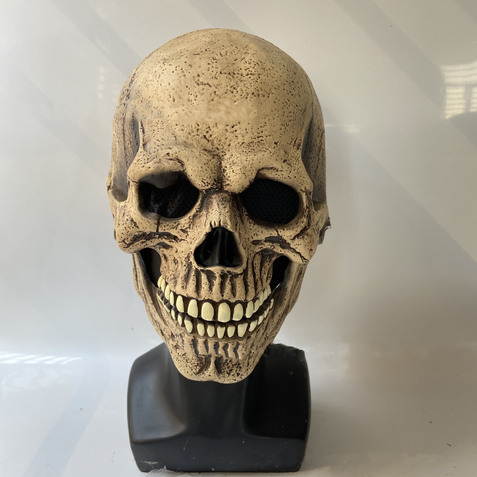Новинка игры Страшное череп скелет скелет ужас головной убор костюм Хэллоуин