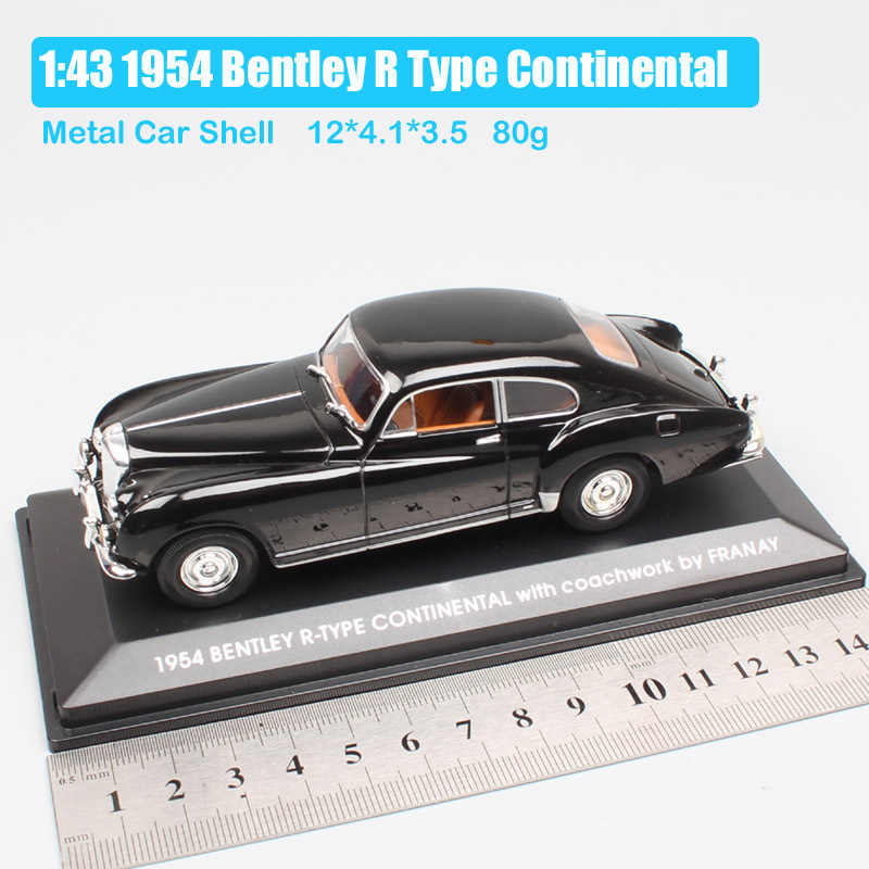 Diecast model auto 1 43 schaal merk klassieke luxe 1954 r type continentaal merk vii coachwork saloon coupé auto diecast voertuigen modellen speelgoed jongens 220930