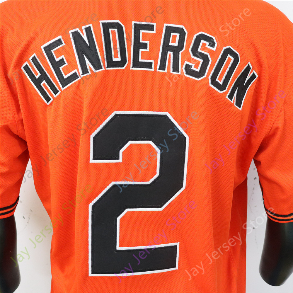 Gunnar Henderson Jersey Fans Player 30th Anniversary Patch Blanc Gris Orange Taille S-3XL Home Way Button Down Broderie