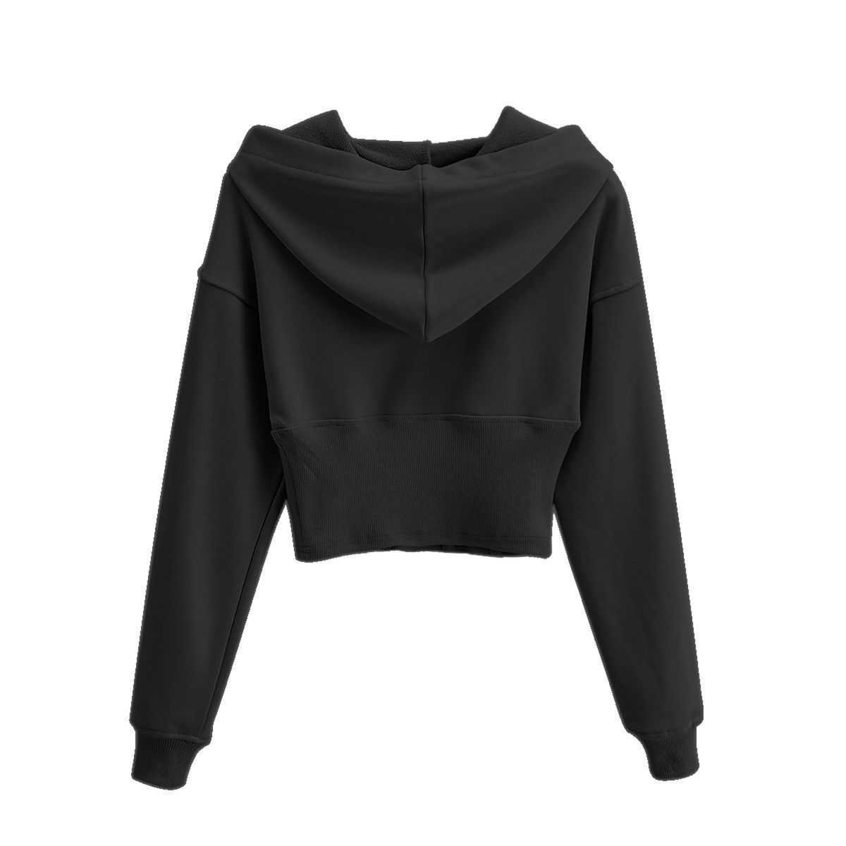 Women's Hoodies Sweatshirts Women Hoodie Sweatshirt Fashion Baggy Harajuku Long-sleeved Short Pullover Coat 2021 Autumn Top Korean College dent Clothing T220929